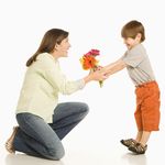 Son Giving Mother