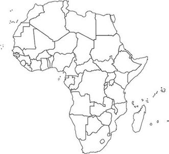 africa outline