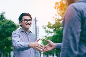 shaking hands